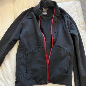 Black aether zip up jacket size 3